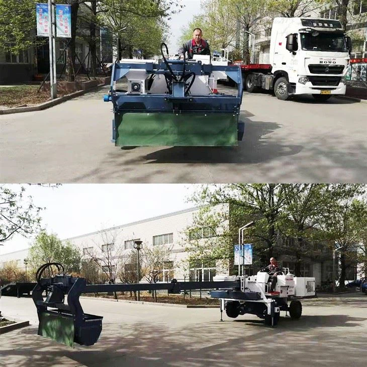 VANSE SL18-6A 30.6KW 6M Telescopic Arm 1.8M Width Efficient Construction Spread Evenly Emery Spreader With YANMAR 4TNV88 Engine